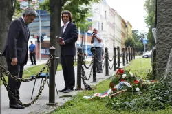 			Obrázek fotogalerie  - Rektor VŠPJ uctil památku popravených politických vězňů
	